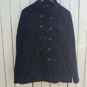 Calvin Klein No-Wale Corduroy Pea Coat